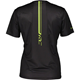 Scott RC Run Short Sleeve Black/Yellow - Lauf-T-Shirt, Damen