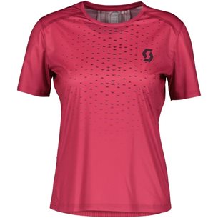 Scott RC Run Short Sleeve Carmine Pink/Dark Purple - Lauf-T-Shirt, Damen