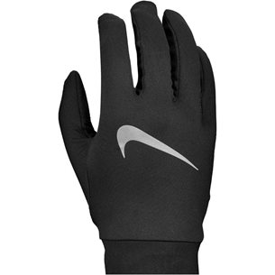 Nike Women's Acccelerate Running Gloves Black/Black/Silver - Laufhandschuhe, Damen