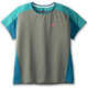 Brooks Sprint Free Short Sleeve 2.0 Lightest Sky/Ochre/Fuchsia - Lauf-T-Shirt, Damen
