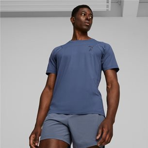 Puma Seasons Coolcell T-shirt Inky Blue - Lauf-T-Shirt, Herren