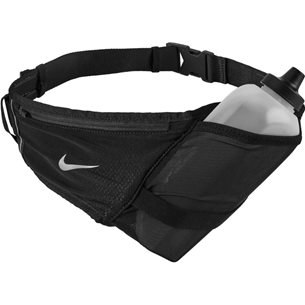 Nike Flex Stride Bottle Belt 22 Black/Black/Silver -