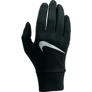 Nike Lightweight Tech Running Gloves Black/Black/Silver - Laufhandschuhe, Herren