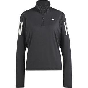adidas Own The Run Half-Zip Black - Laufshirt, Damen