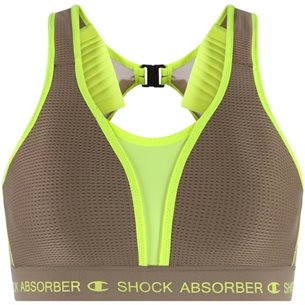 Shock Absorber Ultimate Run Bra Padded Grey - Sport-BH für Laufen, Damen