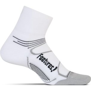 Feetures Elite iWick Quarter Socks White/Black - Laufsocken