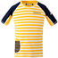 Didriksons Surf Kids SS Uv Top Yellow Simple - Kinderbadeanzug