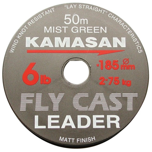 Kamasan Fly Cast Leader-50M - Angelschnur