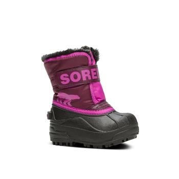 Sorel Childrens Snow Commander Purple Dahlia/Groovy Pink - Kinder Schuhe