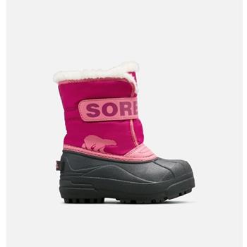 Sorel Childrens Snow Commander Tropic Pink/Deep Blush - Kinder Schuhe