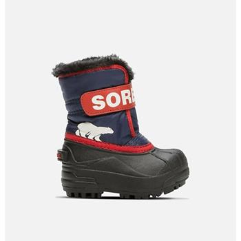 Sorel Toddler Snow Commander Nocturnal/Sail Red - Kinder Schuhe