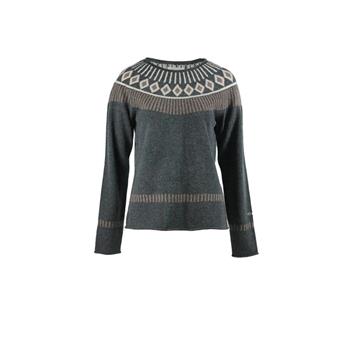 Skhoop Cilla Sweater Graphite - Pullover Damen