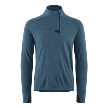 Klättermusen Huge 1/2 Zip Sweater M's  Monkshood Blue - Pullover Herren