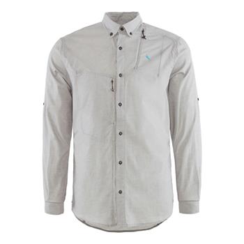 Klättermusen Lofn Shirt M's Grey Melange - Hemd Herren