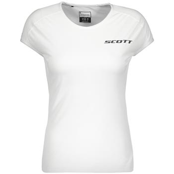 Scott W's Promo Run S/SL Shirt White/Black - Lauf-T-Shirt