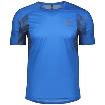 Scott M's Trail Run S/SL Shirt Skydive Blue/Nightfall Blue - Laufshirts