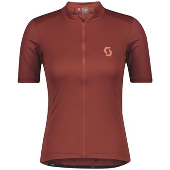 Scott Shirt W's Endurance 10 S/SL Rust Red/Brick Red - Outdoor T-Shirt