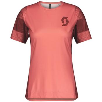 Scott Shirt W's Trail Vertic S/SL Brick Red/Rust Red - Outdoor T-Shirt
