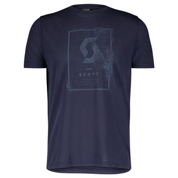 Scott Shirt M's Defined Dri SS Dark blue - Laufshirts