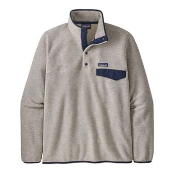 Patagonia M's LW Synch Snap-T P/O Oatmeal Heather - Pullover Herren