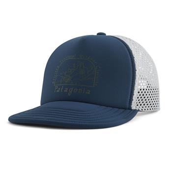 Patagonia Duckbill Trucker Hat Lost And Found Tidepool Blue