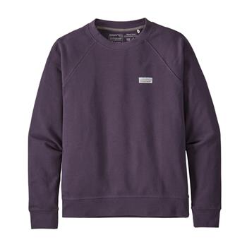 Patagonia W's Pastel P-6 Label Organic Crew Sweatshirt Piton Purple