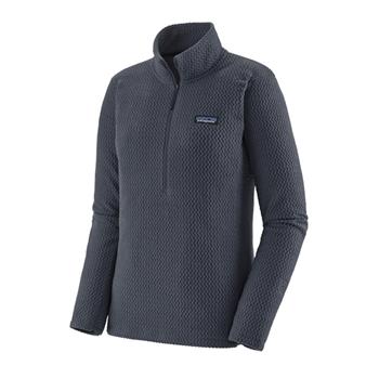 Patagonia W's R1 Air Zip Neck  Smolder Blue - Pullover Damen