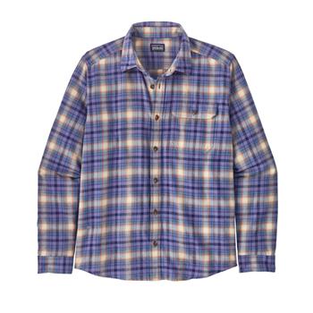 Patagonia M's L/S Cotton In Conversion LW Fjord Flannel Shirt Ombre Vintage Perennial Purple - Hemd Herren