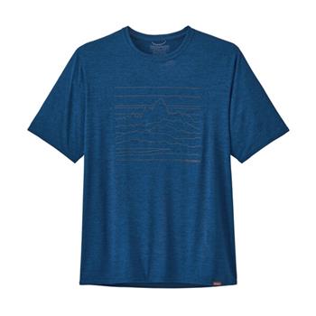 Patagonia M's Cap Cool Daily Graphic Shirt  Up High Endurance Superior Blue - Outdoor T-Shirt