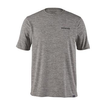 Patagonia M's Cap Cool Daily Graphic Shirt P 6 Logo Feather Grey - Outdoor T-Shirt