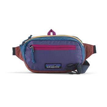 Patagonia Ultralight Black Hole Mini Hip Pack Patchwork Coral - Bauchtasche