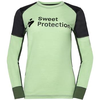 Sweet Protection Hunter Merino Hybrid LS Jersey W Lichen - Pullover Damen