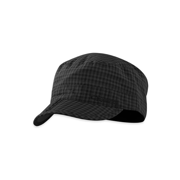 Outdoor Research Radar Pocket Cap Black Check - Laufcaps