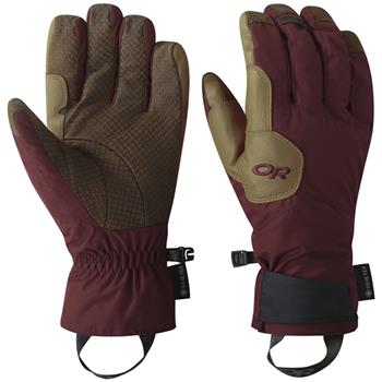 Outdoor Research Men's Bitterblaze Aerogel Gloves Madder/Natural - Fingerhandschuhe Herren
