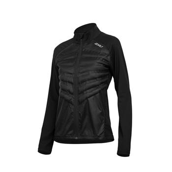 2XU Heat Half Puffer Jacket Women Black/Black - Damenjacke
