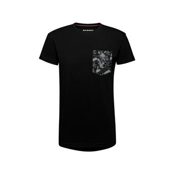 Mammut Massone Pocket T-Shirt Men Climber Black - Outdoor T-Shirt