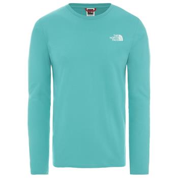 The North Face M L/S Easy Tee Lagoon - Pullover Herren