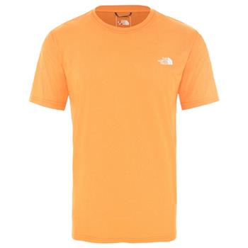 The North Face M Reaxion Amp Crew Flame Orange Heather - Outdoor T-Shirt