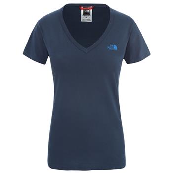 The North Face W S/S Simple Dome Tee  Blue Wing Teal - Outdoor T-Shirt