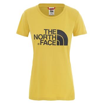 The North Face W S/S Easy Tee Bamboo Yellow - Outdoor T-Shirt