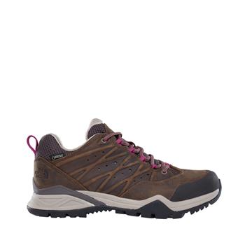 The North Face Women's Hedgehog Hike II GTX Bone Brown/Wild Aster Purple - Outdoor Schuhe