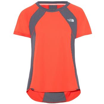The North Face Women's Ambition T-shirt Fiery Coral - Lauf-T-Shirt