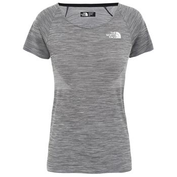 The North Face Women's Impendor Seamless Tee TNF Black White Heather - Outdoor T-Shirt