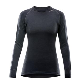 Devold Expedition Woman Shirt Black - Merinounterhemd Damen