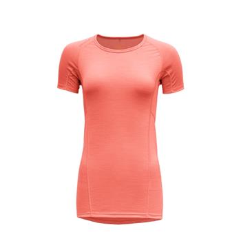 Devold Running Woman T-Shirt Coral - Lauf-T-Shirt