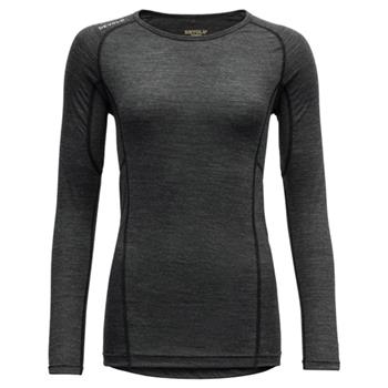 Devold Running Woman Shirt Anthracite - Laufpullover