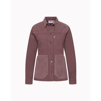 Varg W Haga Shirt Jacket Maron - Hemd Damen