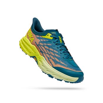 Hoka M Speedgoat 5       5  Blue Coral / Evening Primrose - Trailrunning-Schuhe