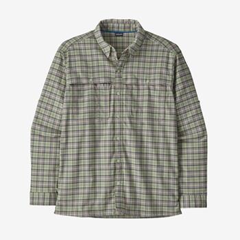 Patagonia Fishing Patagonia M's Early Rise Stretch Shirt On The Fly / Salvia Green - Hemd Herren