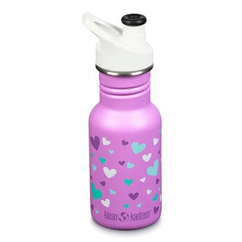 Klean Kanteen Kid Classic Narrow 12Oz Orchid Hearts - Thermosflasche